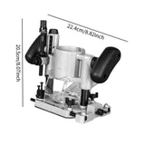 Maxbell Trimming Machine Base Plunge Router Base for Edge Planing Slotting Finishing
