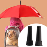 Maxbell 2Pcs Umbrella Tip Cap Flexible Umbrella End Caps Non Slip Umbrella Top Cover