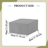 Maxbell Grill Cover Tear Resistant Accessories Waterproof Protect Heavy Duty 18 inch Grey