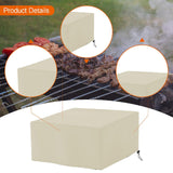 Maxbell Grill Cover Tear Resistant Accessories Waterproof Protect Heavy Duty 18 inch Beige