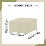 Maxbell Grill Cover Tear Resistant Accessories Waterproof Protect Heavy Duty 18 inch Beige