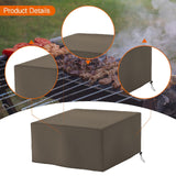 Maxbell Grill Cover Tear Resistant Accessories Waterproof Protect Heavy Duty 18 inch Coffee