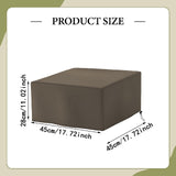Maxbell Grill Cover Tear Resistant Accessories Waterproof Protect Heavy Duty 18 inch Coffee