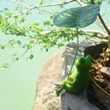 Maxbell Realistic Garden Frog Statue Centerpiece Figurine for Desktop Pond