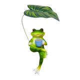Maxbell Realistic Garden Frog Statue Centerpiece Figurine for Desktop Pond