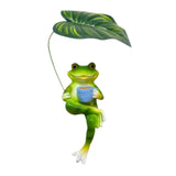 Maxbell Realistic Garden Frog Statue Centerpiece Figurine for Desktop Pond