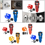 Maxbell Door Lock Installation Set Wear Resistant Utility Sturdy with Guide Template Red