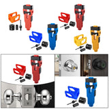 Maxbell Door Lock Installation Set Wear Resistant Utility Sturdy with Guide Template Red