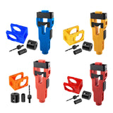 Maxbell Door Lock Installation Set Wear Resistant Utility Sturdy with Guide Template Red