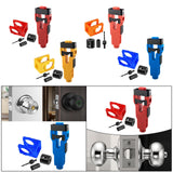 Maxbell Door Lock Installation Set Wear Resistant Utility Sturdy with Guide Template Red