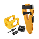 Maxbell Door Lock Installation Set Wear Resistant Utility Sturdy with Guide Template Yellow
