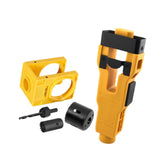 Maxbell Door Lock Installation Set Wear Resistant Utility Sturdy with Guide Template Yellow