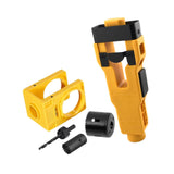 Maxbell Door Lock Installation Set Wear Resistant Utility Sturdy with Guide Template Yellow