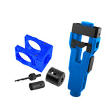 Maxbell Door Lock Installation Set Wear Resistant Utility Sturdy with Guide Template Blue