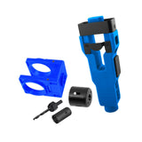 Maxbell Door Lock Installation Set Wear Resistant Utility Sturdy with Guide Template Blue