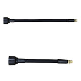 Maxbell Sprayer Extension Rod Black Handheld Replace Parts Adjustable Angle Flexible Length 30 cm
