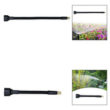 Maxbell Sprayer Extension Rod Black Handheld Replace Parts Adjustable Angle Flexible Length 30 cm