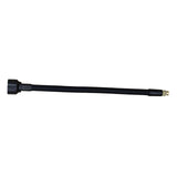 Maxbell Sprayer Extension Rod Black Handheld Replace Parts Adjustable Angle Flexible Length 30 cm