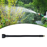 Maxbell Sprayer Extension Rod Black Handheld Replace Parts Adjustable Angle Flexible Length 30 cm