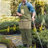 Maxbell Gardening Apron Oxford Cloth for Adults Split Leg for Woodwork Cafe Workshop