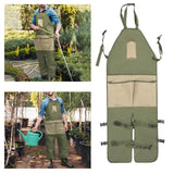 Maxbell Gardening Apron Oxford Cloth for Adults Split Leg for Woodwork Cafe Workshop