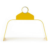 Maxbell Landscape Curb Trowel Home Decoration Corner Shaping Trowel with Putty Knife Straight Edge Yellow