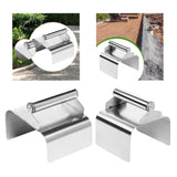 Maxbell Landscape Curb Trowel Sidewalk Park Handheld Concrete Trowel Bevel Edge