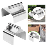 Maxbell Landscape Curb Trowel Sidewalk Park Handheld Concrete Trowel Bevel Edge