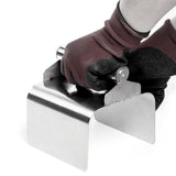 Maxbell Landscape Curb Trowel Sidewalk Park Handheld Concrete Trowel Straight Edge