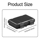 Maxbell Hard Case Compact Carrying Case for Camera Equipment Electronics Instruments Outer15.8x12.2x4.6cm