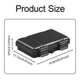 Maxbell Hard Case Compact Carrying Case for Camera Equipment Electronics Instruments Outer16.8x11.7x4.6cm