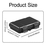 Maxbell Hard Case Compact Carrying Case for Camera Equipment Electronics Instruments Outer22.8x18.2x4.6cm