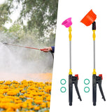 Maxbell Retractable Sprayer Rod Stainless Steel Spray Wand for Shrub with 5 Nozzles