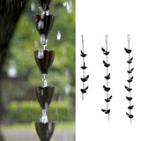Maxbell Bird Rain Chains for Gutters for Divert Water Awnings