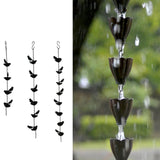 Maxbell Bird Rain Chains for Gutters for Divert Water Awnings