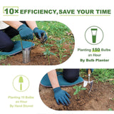 Maxbell Garden Bulb Planter Tool Ergonomic Seedling Tool Gardening Bulb Transplanter