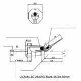 Maxbell Flow Switch Assembly with Cable Lightweight Direct Replace Water Flow Switch