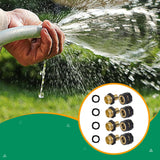 Maxbell Garden Hose Quick Connector 3/4 inch Quick Release Lawn Yard Male and Female 4 Sets