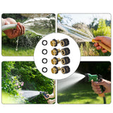 Maxbell Garden Hose Quick Connector 3/4 inch Quick Release Lawn Yard Male and Female 4 Sets