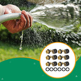 Maxbell Garden Hose Quick Connector 3/4 inch Quick Release Lawn Yard Male and Female 6 Sets