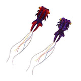 Maxbell Goldfish Large Kite 3D Outdoor Games and Activities for Beach Amusement Park Red Purple