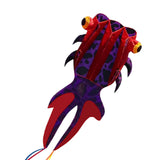 Maxbell Goldfish Large Kite 3D Outdoor Games and Activities for Beach Amusement Park Red Purple