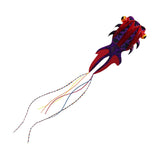 Maxbell Goldfish Large Kite 3D Outdoor Games and Activities for Beach Amusement Park Red Purple