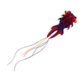 Maxbell Goldfish Large Kite 3D Outdoor Games and Activities for Beach Amusement Park Red Purple