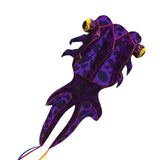 Maxbell Goldfish Large Kite 3D Outdoor Games and Activities for Beach Amusement Park Purple