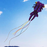 Maxbell Goldfish Large Kite 3D Outdoor Games and Activities for Beach Amusement Park Purple