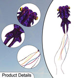 Maxbell Goldfish Large Kite 3D Outdoor Games and Activities for Beach Amusement Park Purple