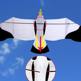 Maxbell Eagle Kite Easy to Fly 2x0.7M Flying Toy for Park Beach Trip Family Activity