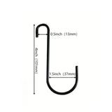 Maxbell 18 Pieces S Hooks Heavy Duty Plant Hangers for Plant Pots Towels Wind Chimes