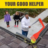 Maxbell Gutter Cleaner Adjustable Rake Head Villas Roofing Tool Gutter Cleaning Tool